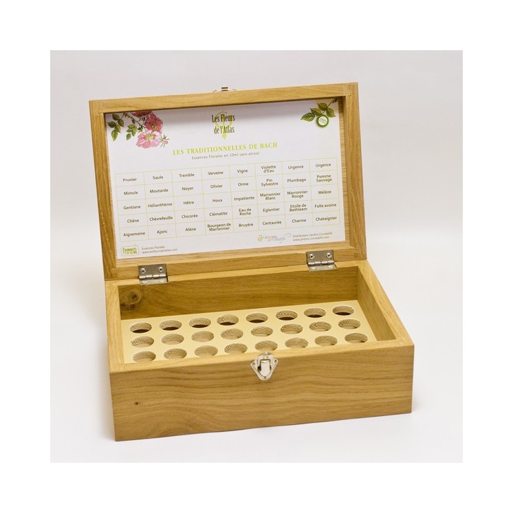 COFFRET BOIS VIDE FLEURS DE L'ATLAS COFFRET BOIS VIDE FLEURS DE L'ATLAS