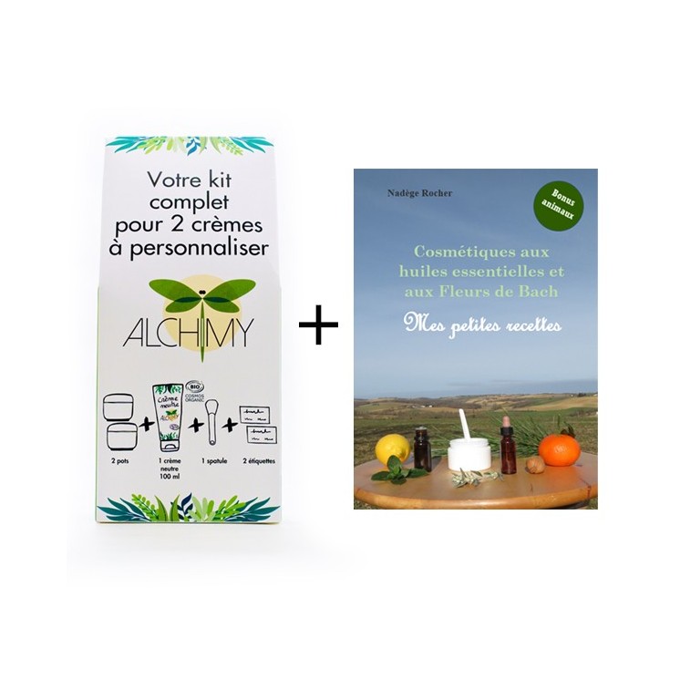 KIT POUR 2 CRÈMES À PERSONNALISER + LIVRES
