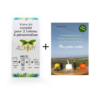 FLEURS DE BACH : Kit 2 crèmes + Livre de recettes cosmétiques