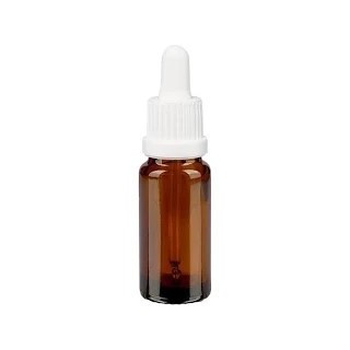 FLACON VERRE DIN 18 + PIPETTES 10ML / COMPTE-GOUTTES