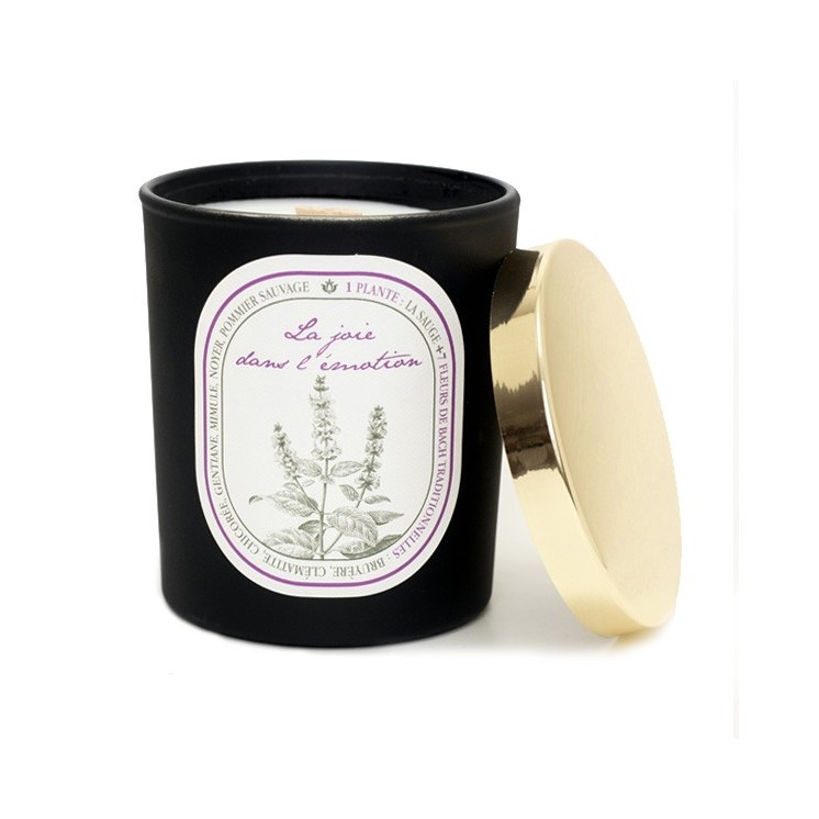 Bougie Parfumée Sauge + 7 Fleurs de Bach Traditionnelles (Fleurs de l'Atlas)