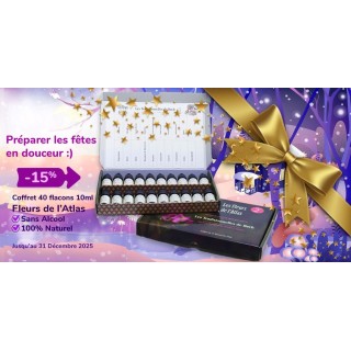 Coffret 40 Fleurs de l'Atlas®sans alcool
