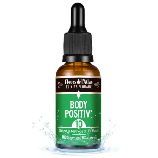 BODY POSITIV' - MINCEUR devient BODY POSITIV' -  Fleurs de l'Atlas® sans alcool selon la méthode du dr Bach