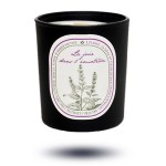 bougie parfumé sauge associée fleurs de bach traditionnelles